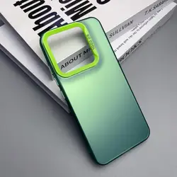 Luxury Metallic Aurora Skin Matte Cover for Tecno Spark 10 Series (IMD green)