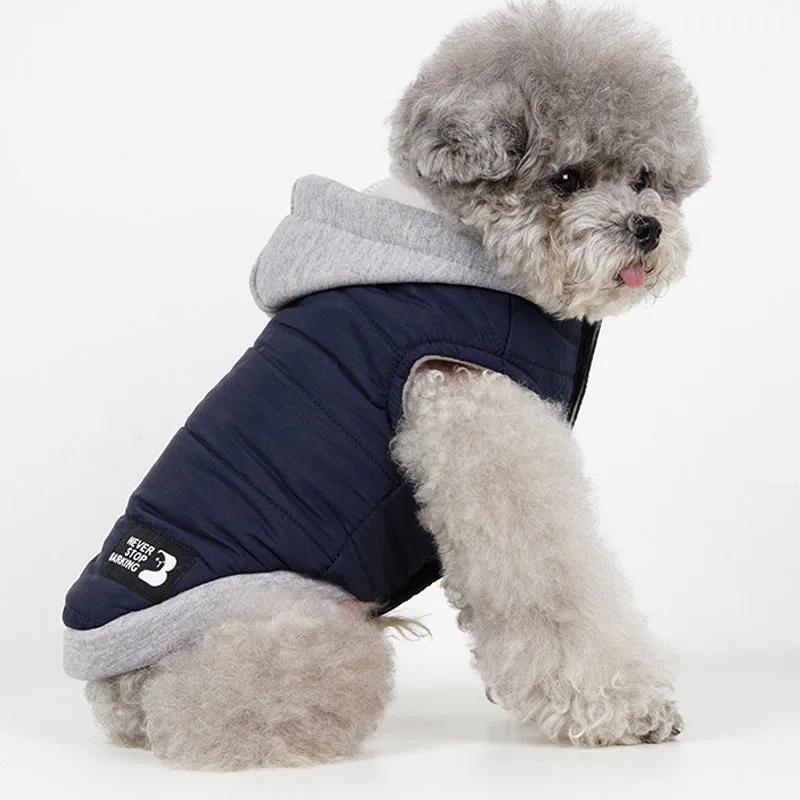 

Warm Winter Dog Clothes For Small Medium Dogs Clothing Dog Down Jacket Sleeveless Puppy Vest Parkas Hooded Coat Yorks Pet Outfit