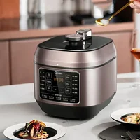 Midea 6L Pressure Cooker Low Salt Series Intelligent Rice Cooker 2 Inner Pots Electric Pressure Cooker Kitchen Multicooker 220V 1