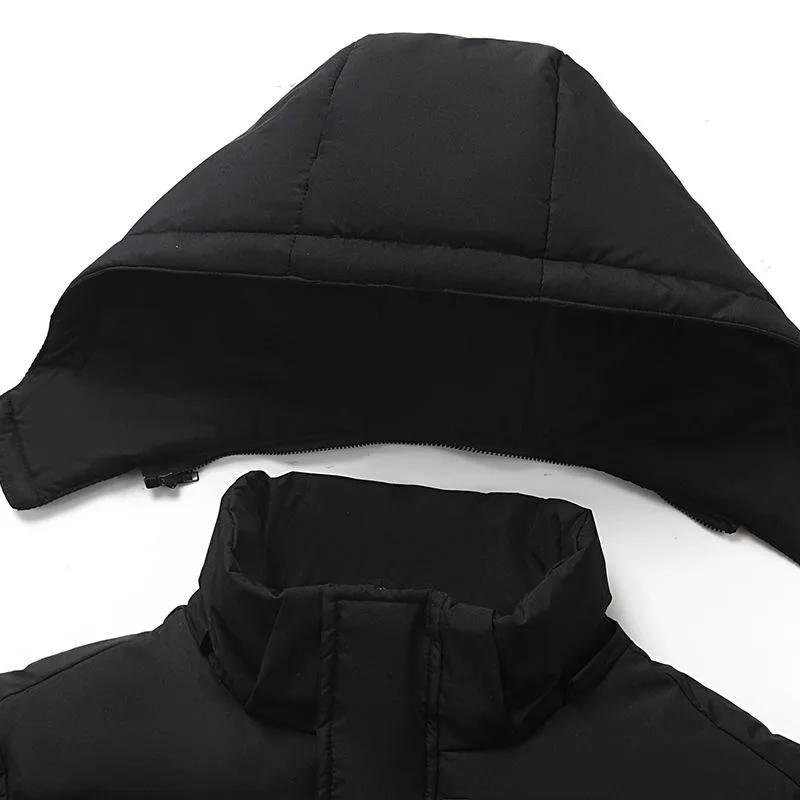 Antarctic Fall/Winter New Cropped Down Jacket Thickened Hooded Loose Couple Jacket