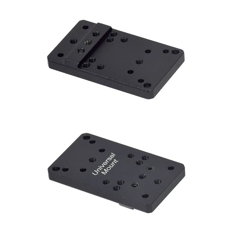 Universal Glock Scope Mount Plate Tactical Hunting Pistol Red Dot Scope Optics Base for Glock 17 19 Handgun MROS Adapter