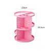 Rotating Makeup Shelf Organizer Fashion 360-Degree Cosmetic Storage Box Brush Holder Jewelry Case Detachable 6
