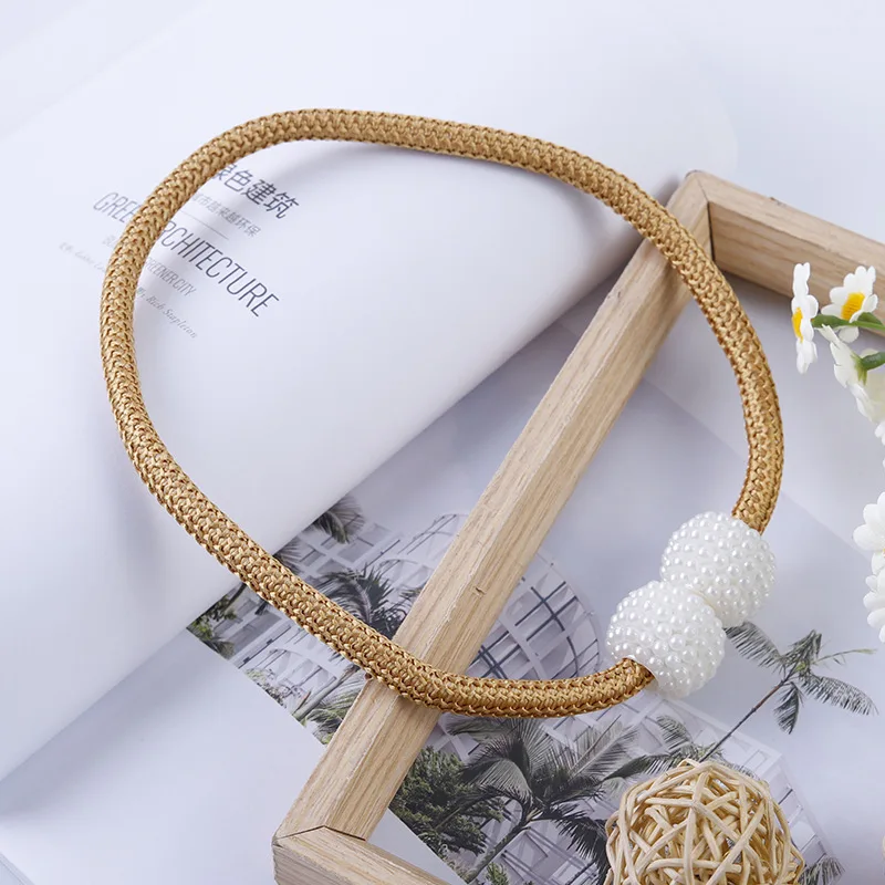 Pearl Magnetic Curtain Clip Curtain Holders Tie Back Buckle Clips Hanging Ball Buckle Tie Back Curtain Decor Accessories