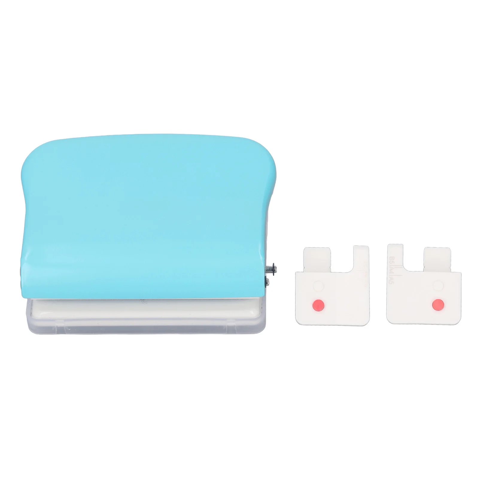 종이 나선형 기계 핸드 헬드 미끄럼 방지 정확한 펀칭 DIY 느슨한 잎 종이 구멍 펀처 학교 A4