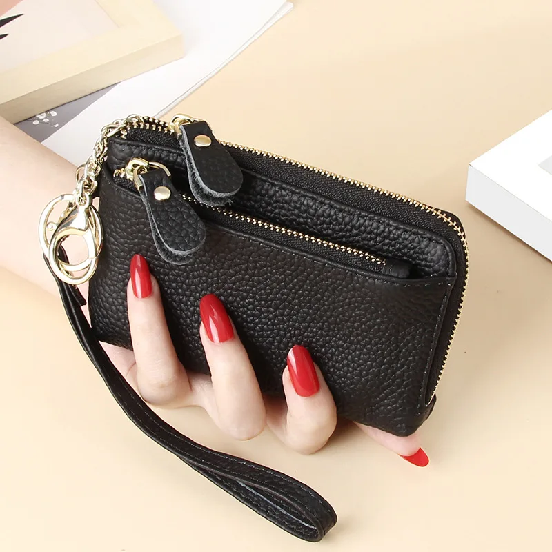 Women Ladies Small Zip Leather Wallet Card Holder Coin Purse Clutch Handbag  Mini - Walmart.com