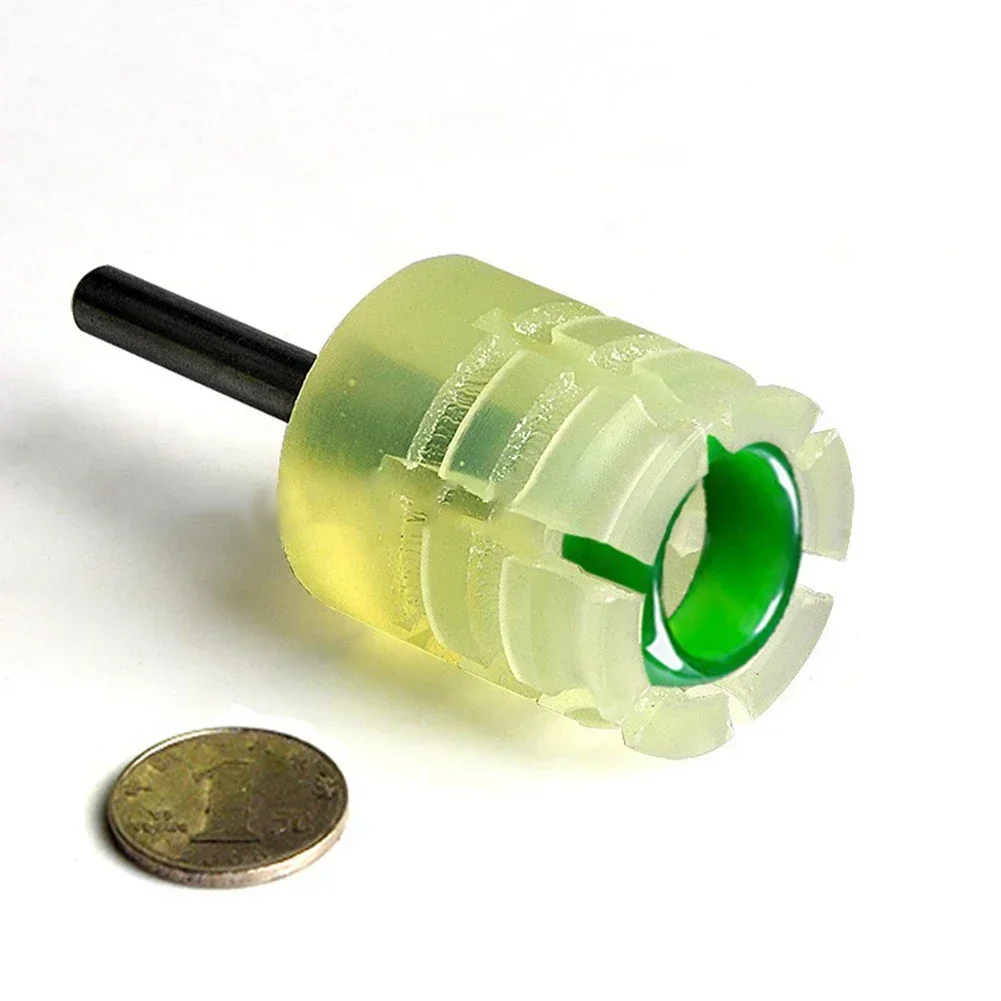 1PC Agate Jade Ring Fixed Rod Polishing Tools Grinding Conical Sleeve Fixing Process Air Tools Accessories jewelry polisher