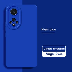 Premium Liquid Silicone Lens Protection Phone Case, Soft & Simple Design for Nova 7 SE Youth (Klein Blue)