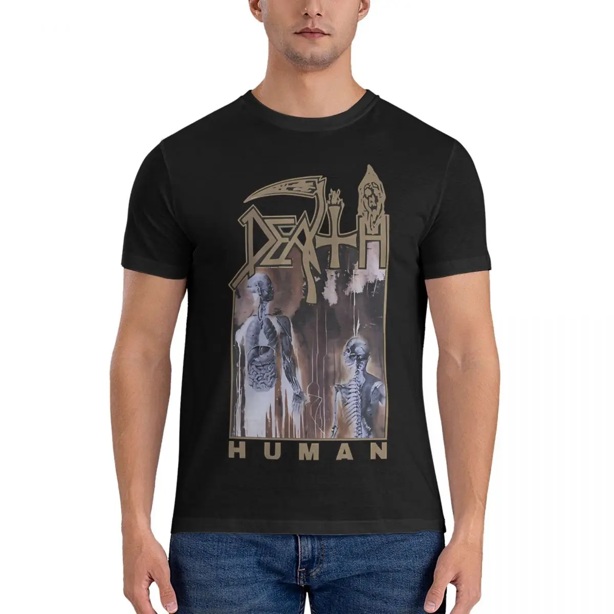 

Футболка мужская с круглым вырезом, 100% хлопок, 4XL 5XL 6XL