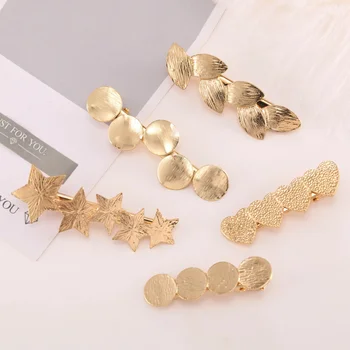 New Star Metal Vintage Hair Pin Clip per donna/ragazza Copricapo Oro/Argento Forcine Barrettes Styling Accessori per capelli Regali 1