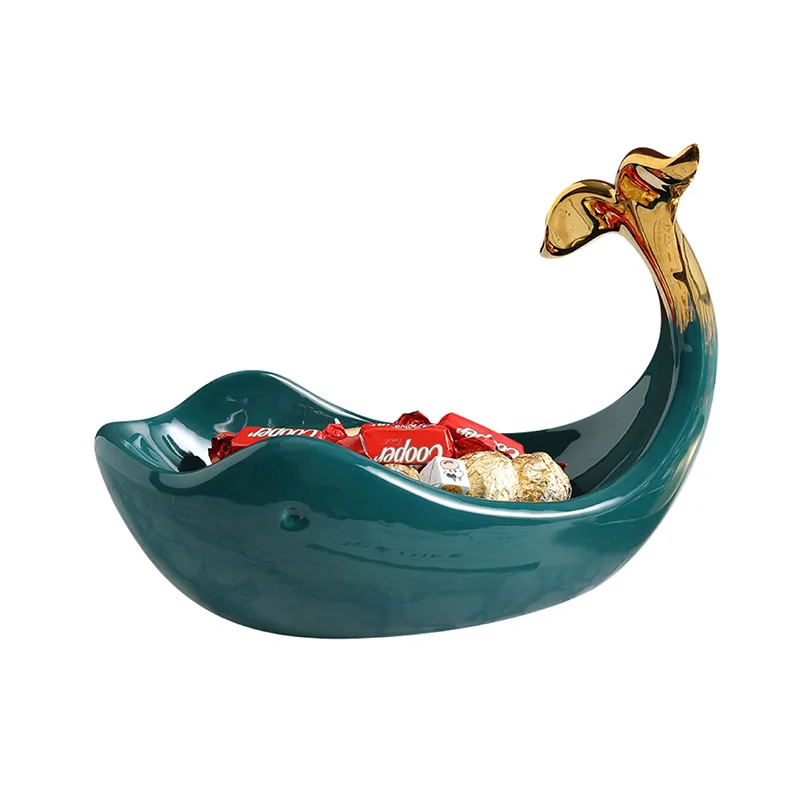 creative-ceramics-whale-figurine-storage-tray-decorative-porcelain-titan-organizer-vessel-houseware-ornament-craft-furnishing