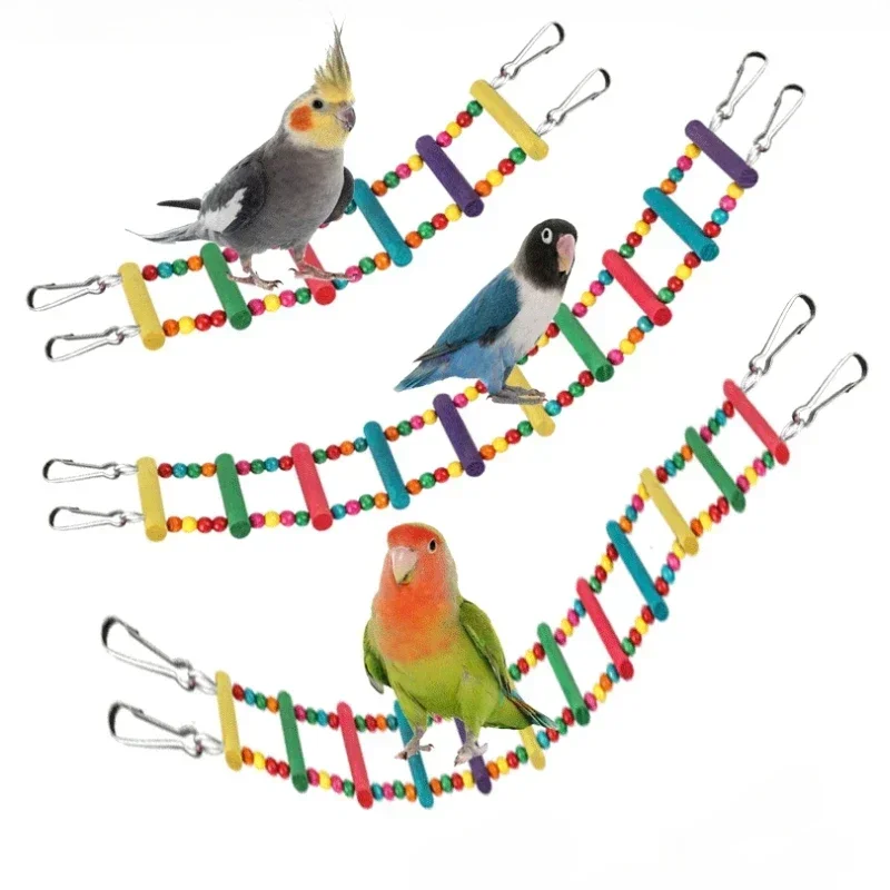 14-teiliges Vogel Spielzeug Set – Glocke, Schaukel, Hängematte, Leiter & Mehr Für Papageien, Sittiche & Vögel
