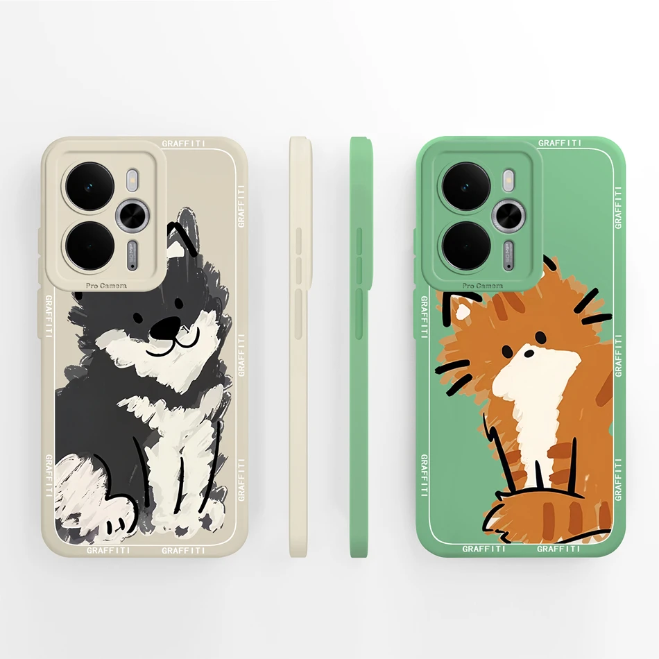 Simple Design Soft Liquid Silicone Shockproof Phone Case