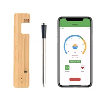 Wireless Meat Thermometer Digital,Long Range Bluetooth 5.2 with App Control,IP68 Waterproof,Magnetic Smart Food Thermometers 1