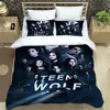 Teen Wolf Printed Bedding Sets exquisite bed supplies set duvet cover bed comforter set bedding set luxury birthday gift 4