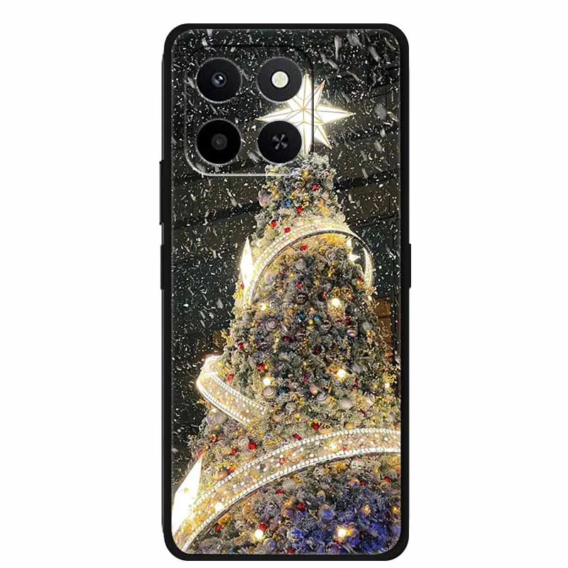 Festive Soft TPU Silicone Christmas Phone Case – Lovely Design