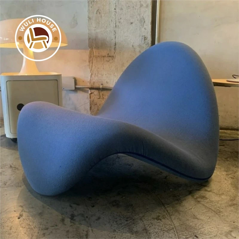 Nordic Designer Lazy Sofa Lounge Chair Ins Celebrity Tongue Sofa Chair Post-modern Homestay Model Room Drop Shopping sofa chair