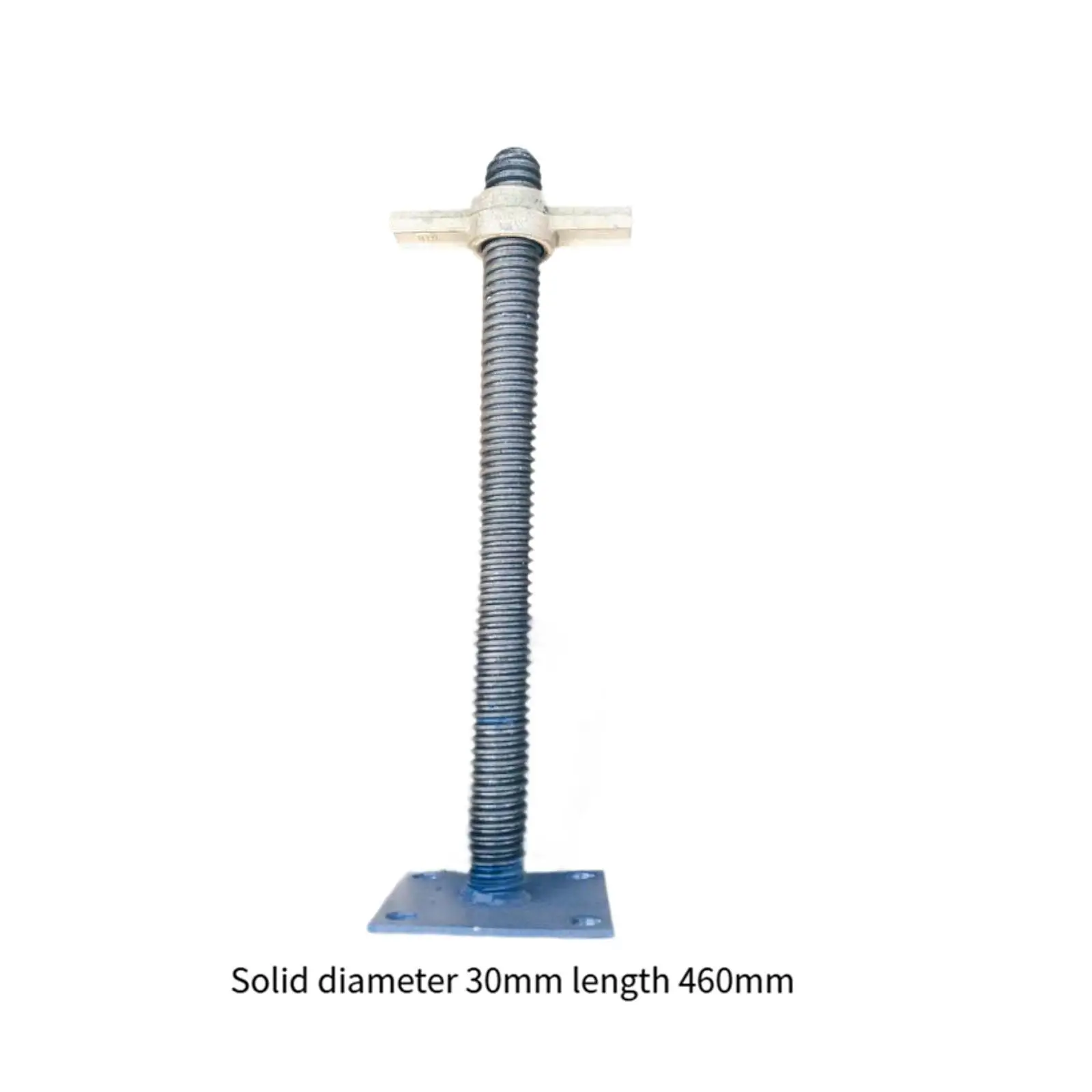 Scaffold Adjustable Leveling Jack Screw with Base Plate Strong for Scaffolding Steel Good Stability Building Supplies