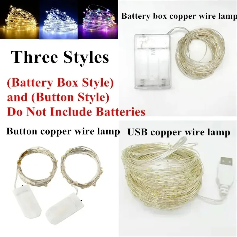 LED String Lights 1m/10m/20/30m for Christmas Wedding Party