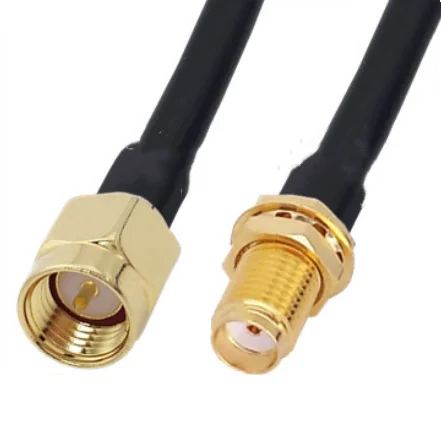 LMR-240 50-4 Cable SMA TO SMA Adapter To Male Female Connector LMR240 Coaxial Pigtail Jumper
