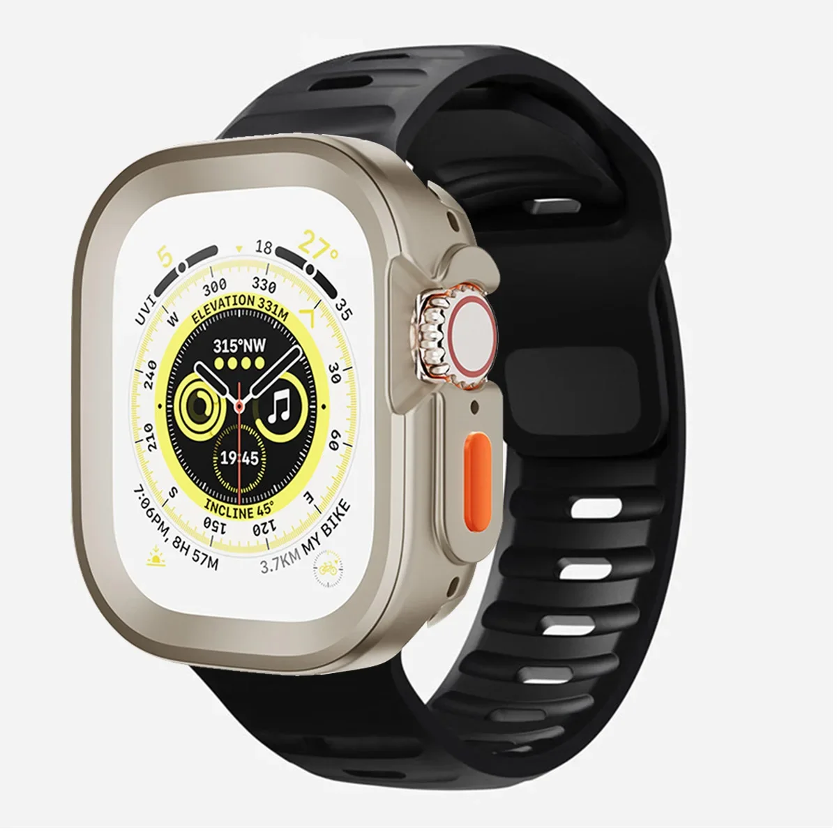Candy Silicone Case and Strap for Apple Watch - Vibrant Rubber Band Accessory