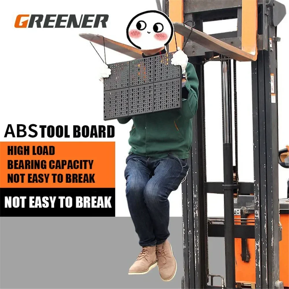 Tool Organizer Hardware Garage Tool Board Wall-Mounted Tool Hanging Board ToolBox with Hook Workshop Storage Rack Parts Storage Box Car