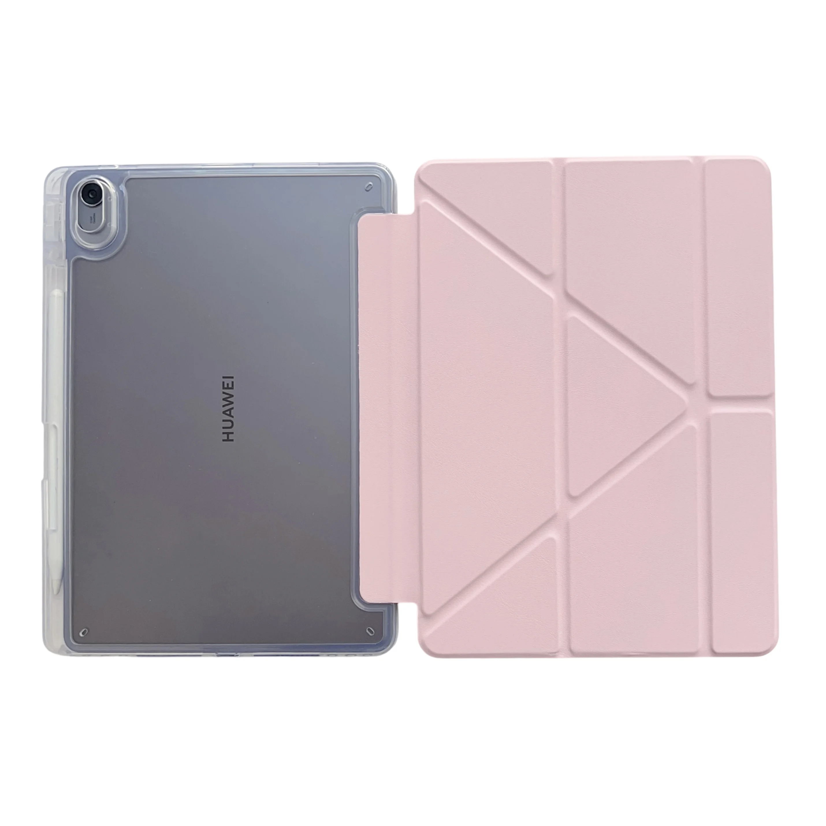 Auto Wake & Sleep Silicone Cover with Y-Fold Design and Charging Support