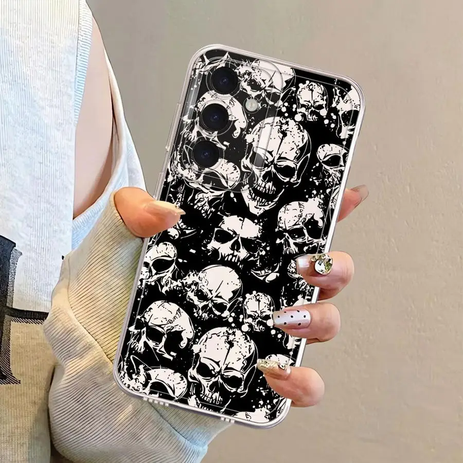 Spooky Skull Art Phone Cover Case