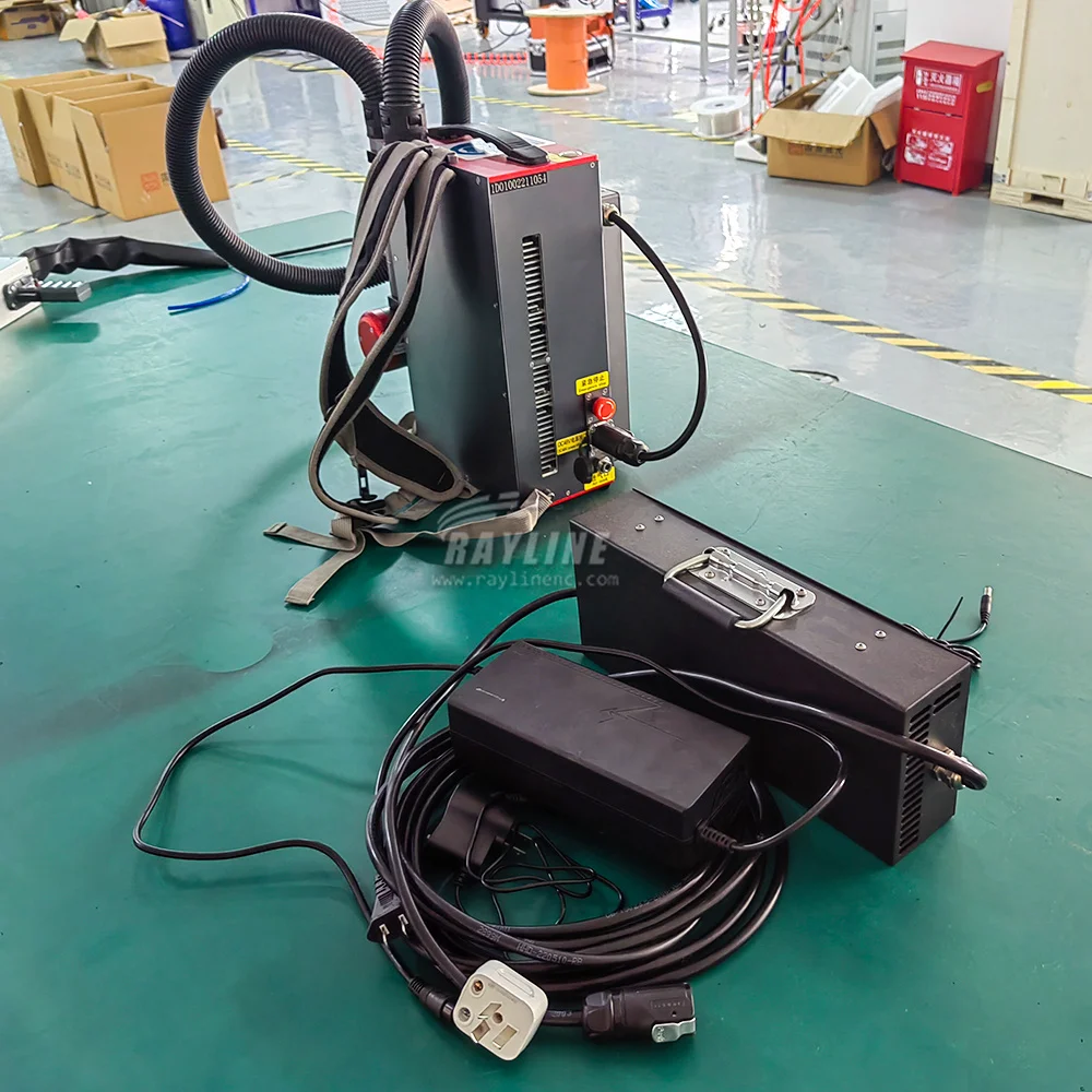 Portable Backpack Pulsed Fiber Laser Cleaning Machine 50W 100W 200W Mopa Laser Cleaner for Metal Rust Oil Paint Removal 5
