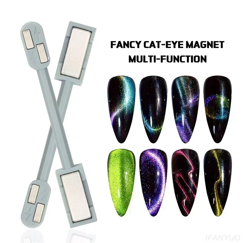 Nail Art Magnetic Stick Wand Pen Multiple Styles Cat Eye Nail Magnet Stick for Cat Eye UV Gel Polish Magic Manicure Design Tool