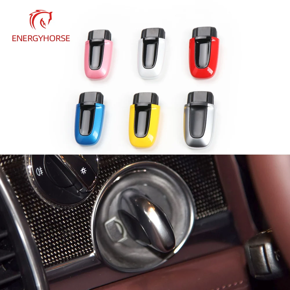 One startup bracket For Porsche Boxster Cayman 911 Cayenne Macan 2013- Car Start Key Switch One-click Ignition Trim ABS