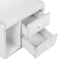 60*33*26 см/60*43*26 см ночная тумбочка прикроватная тумбочка с ящиками деревянная ночная тумбочка для спальни современный стол — изображение 5