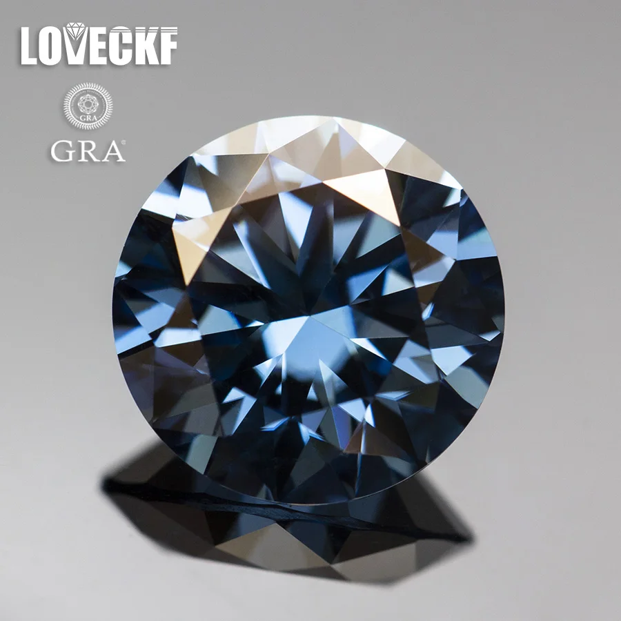 

Ярко-синий бриллиантовый лабораторный 0,5-4.0ct VS1