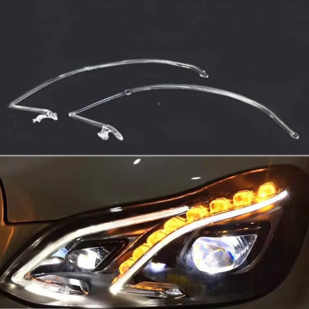 NEW Headlight Acrylic tube DRL Tube Light Strip DRL Strip For Mercedes S CLASS W212 2014 2015 detail image 1