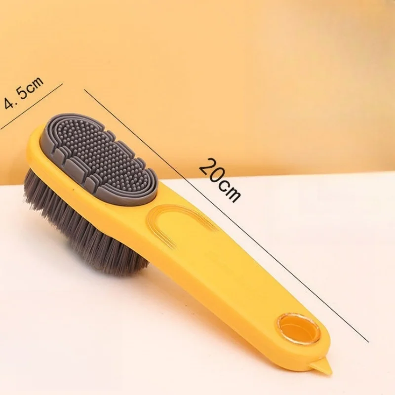 Double-Sided Shoe Brush Soft Bristled Cleaning Brush Shoe brush canvas shoe brush leather shoe household cleaning tools
