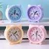 Alarm Clock Cute Cartoon Shape Silent Movement Battery Powered Portable Alarm Clock Bedroom Decoration 1