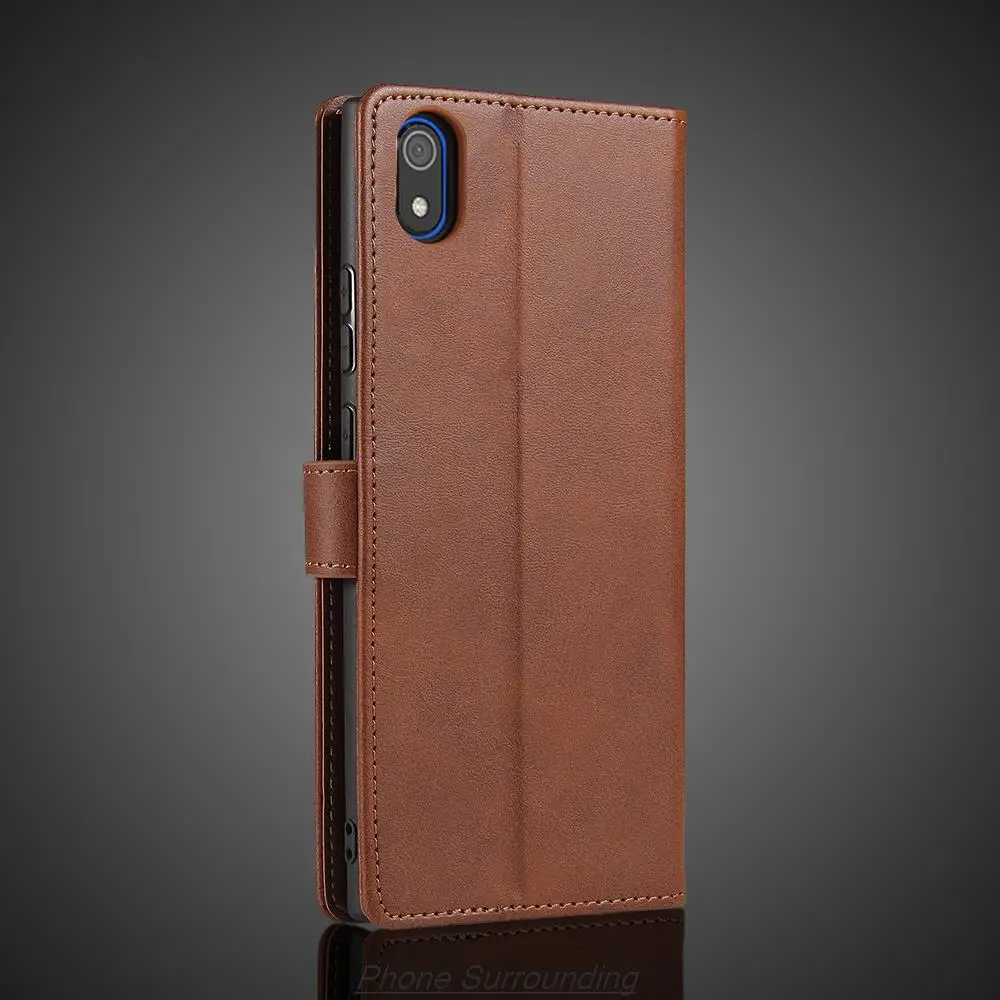 Luxury PU Leather Wallet Flip Case - Premium Protective Phone Holster