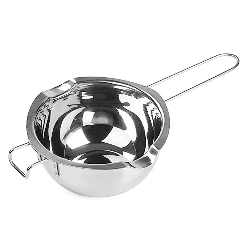 Wax Melting Pot Metal Double Boiler Universal Insert Non-stick Easy Cleaning for Butter Chocolate Cheese Caramel  Melt