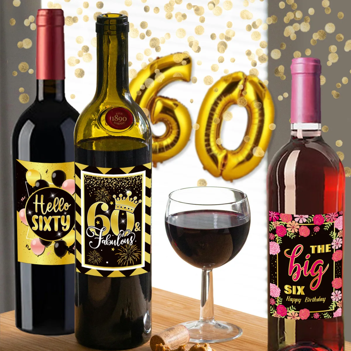30 Cumpleaños Etiquetas O Calcomanías Para Botellas De Vino De Cumpleaños  Número 6 De 30 Años, Regalos De Cumpleaños De 1991 Para Mujeres, Saludos A  30 Años, Divertidos Suministros De Decoración De Fiesta Regalo Chica 30 Años, image size:1200x1200