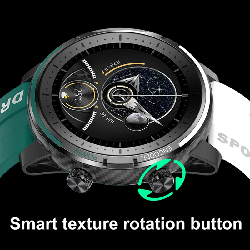 ȭ NFC ECG + PPG Ʈ ġ  µ, ǰ ð, ȭ ̾ ð, IP68  Ʈ ġ, 