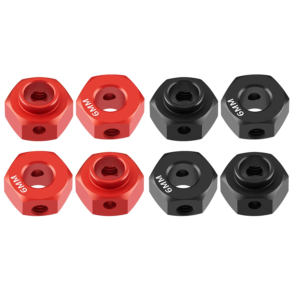 Traxxas TRX-4 & TRX-6 Charcoal Gray 6061-T6 Aluminum 12mm Hex Wheel Hubs  w/Screw Pins | Traxxas 8269A | Traxxas RC Scale & Trail Crawler Parts RCアップグレードパーツ For Traxxas For TRX4 6/8/9/10/11/12 MM 重い真鍮 12MM ホイール