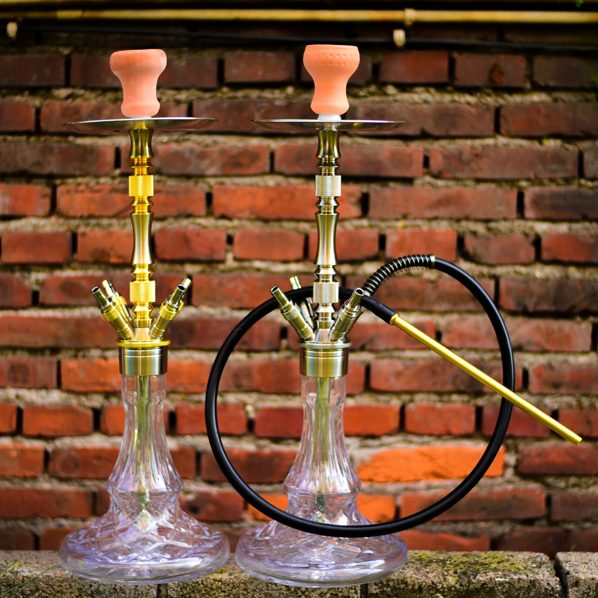 

Большой размер 4 трубы сопло арабские гравитационные пластины Chicha стекло нержавеющая сталь 4 шланга Narghile Кальян для Ktv бар