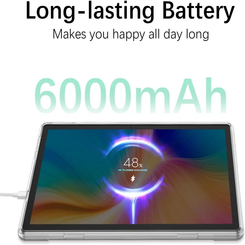 New 10.1 INCH Android 13 Tablet RK3562 Quad-Core 4GB RAM 64GB ROM 1280 x 800 IPS Dual Camera Type-C 6000mAh 5