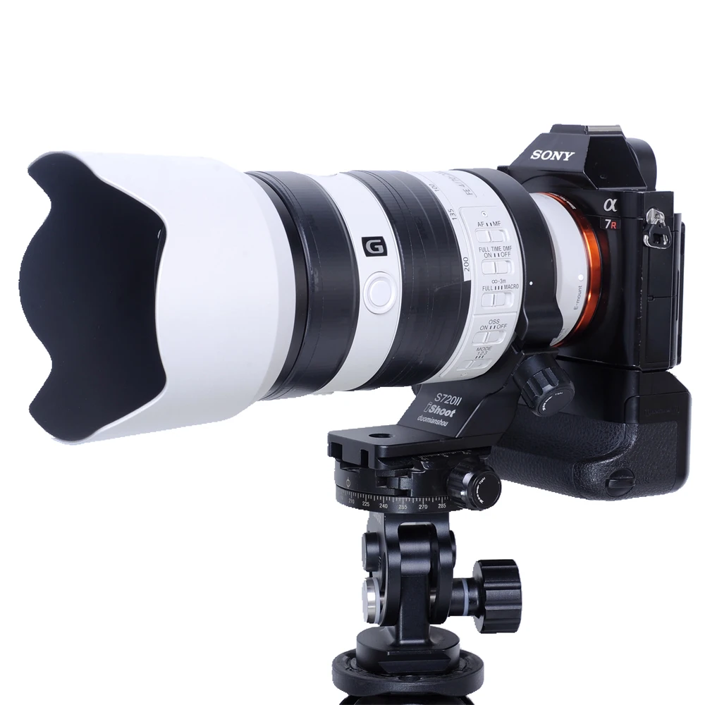 Statief Mount Ring, 72,5 mm Lens Collar Houder voor Sony FE 70-200mm F4 G OSS Full Frame Lens SEL70200G, ingebouwde Quick Release Plate Compatibel met Statief Ball Head van ARCA-SWISS KIRK Fit