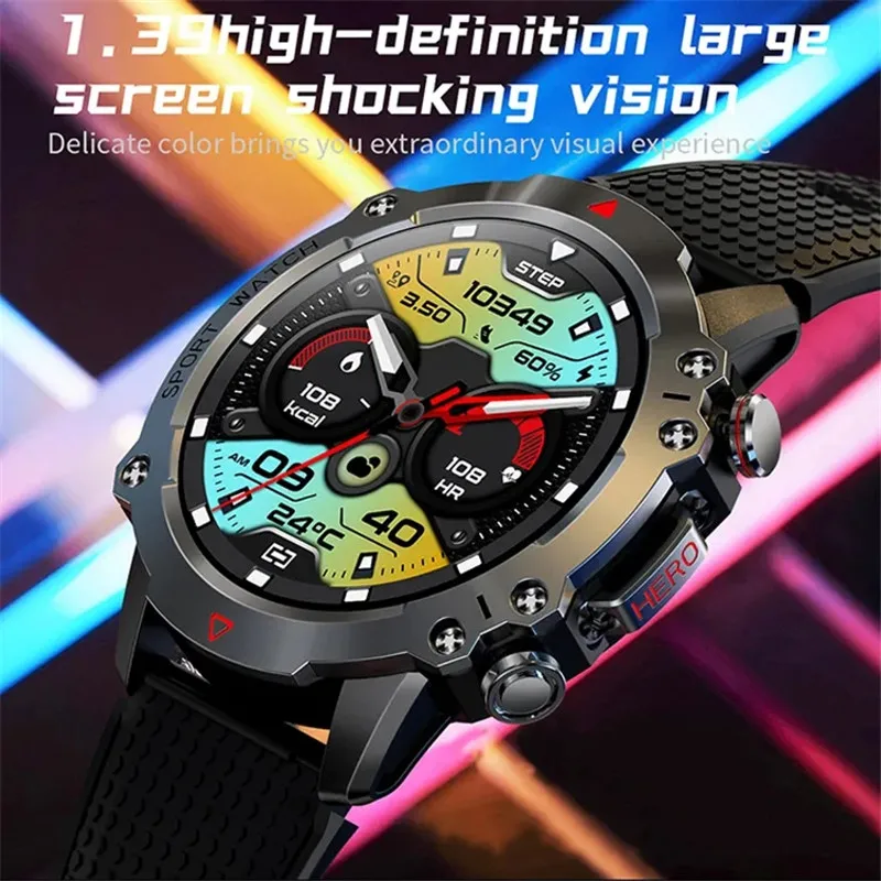 KR10 Ʈ ġ м ߿    1.39 ġ ū ȭ Smartwatch  ͸ ƮϽ 