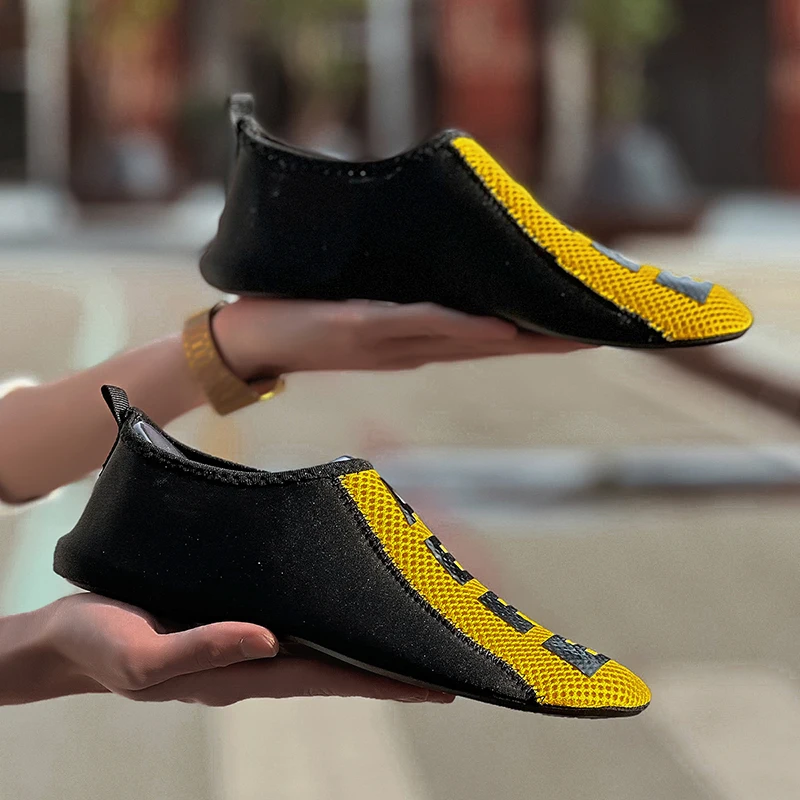 MAEDEF 2024 New Qiuck Drying Aqua Shoes Man Women's Water Shoe Barefoot Wading Sneakers Beach Anti-slip Swimming Couple Footwear