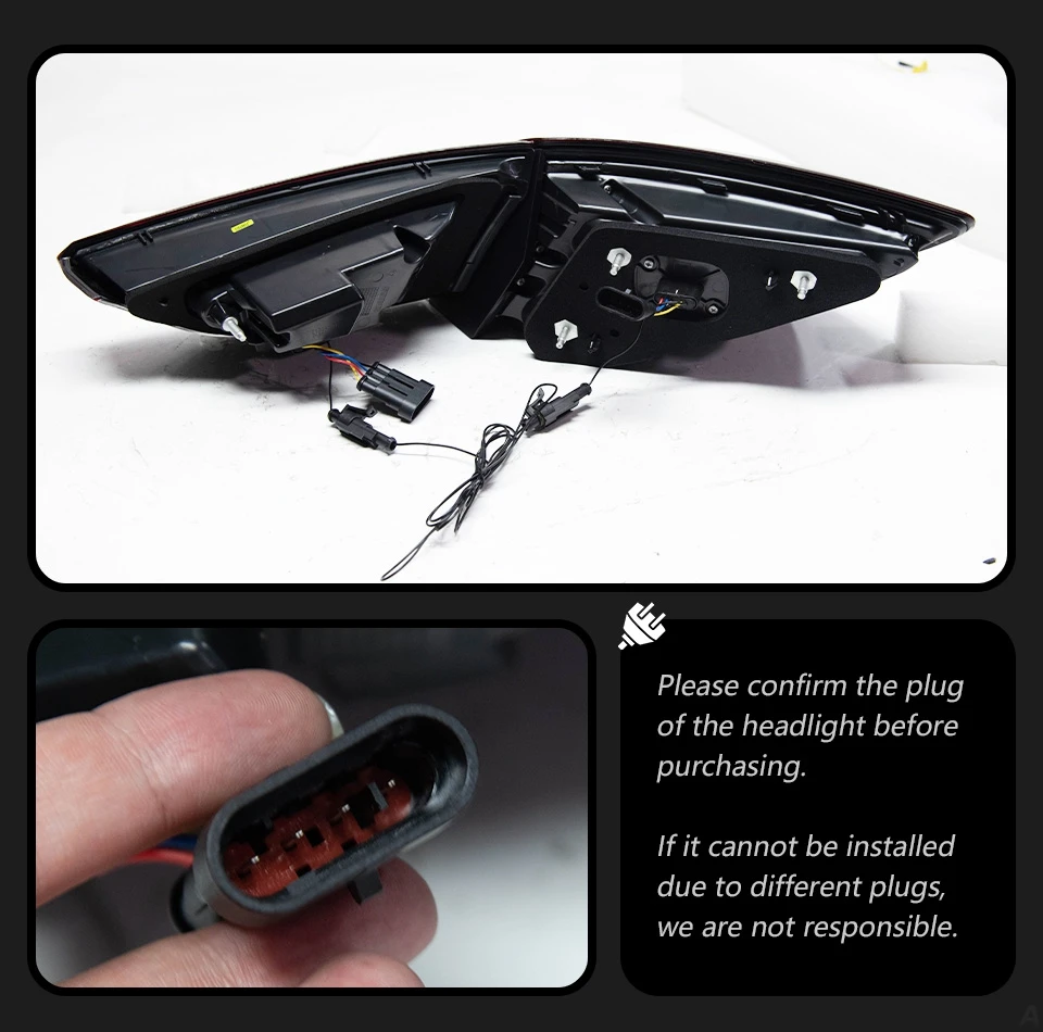 Car Lights for Maserati Quattroporte LED Tail Light 2013-2017 Rear lamp ...