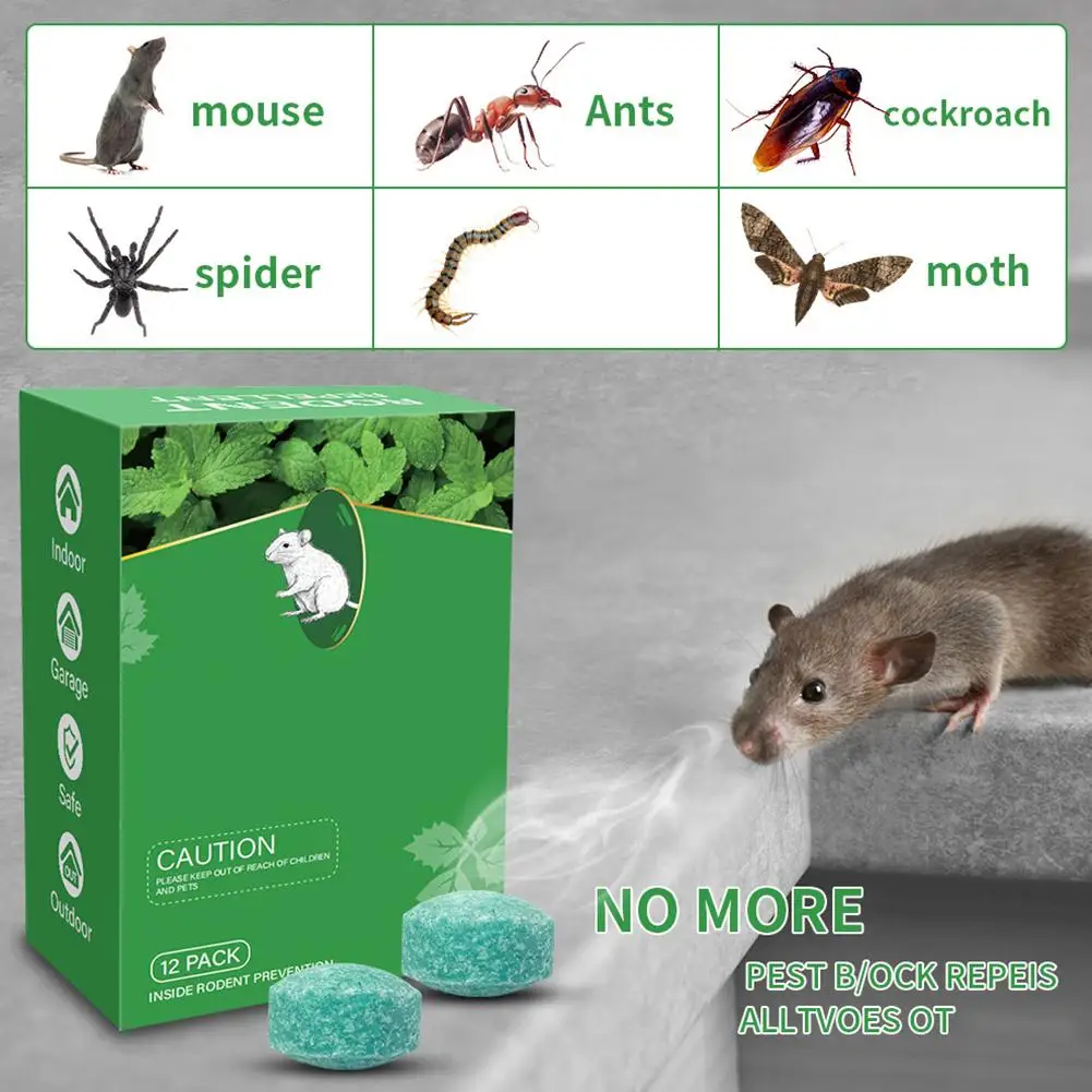 12 pièces naturel maison souris répulsif Antirat pilules plante huile — free download
