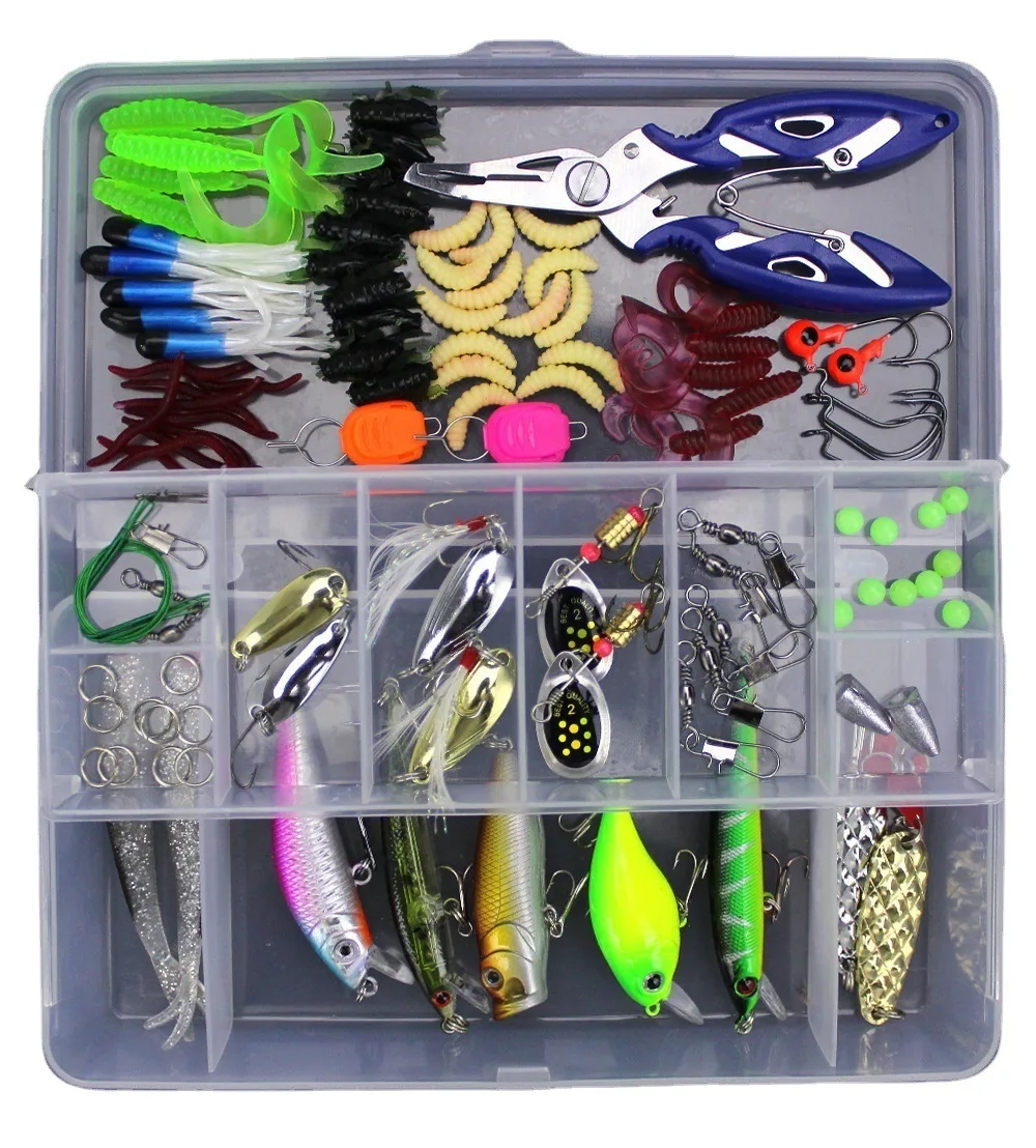 ILURE New Full Swim Layer Lure Bait Kit 28/88/105/106Pcs/Lot Fishing Lure  Crankbaits Wobblers for Pike Fishing Tackle Accessory