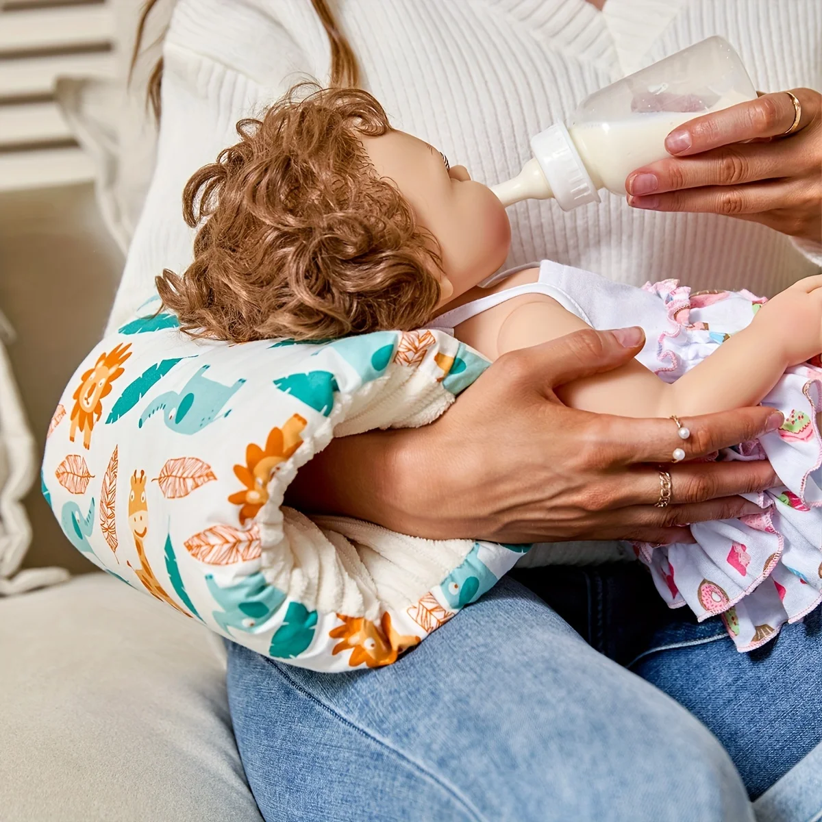 Cozy Cradle Arm Pillow, Nursing Pillow for Breastfeeding Support - Main Image