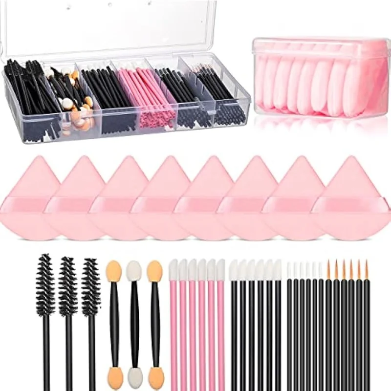 218pcs Disposable Makeup Tool Kit ，Professional Makeup Tools Set